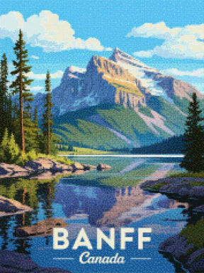 Diamantmaling - Banff, Canada