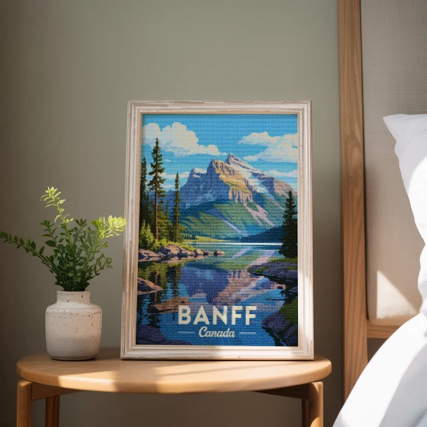 Diamantmaling - Banff, Canada
