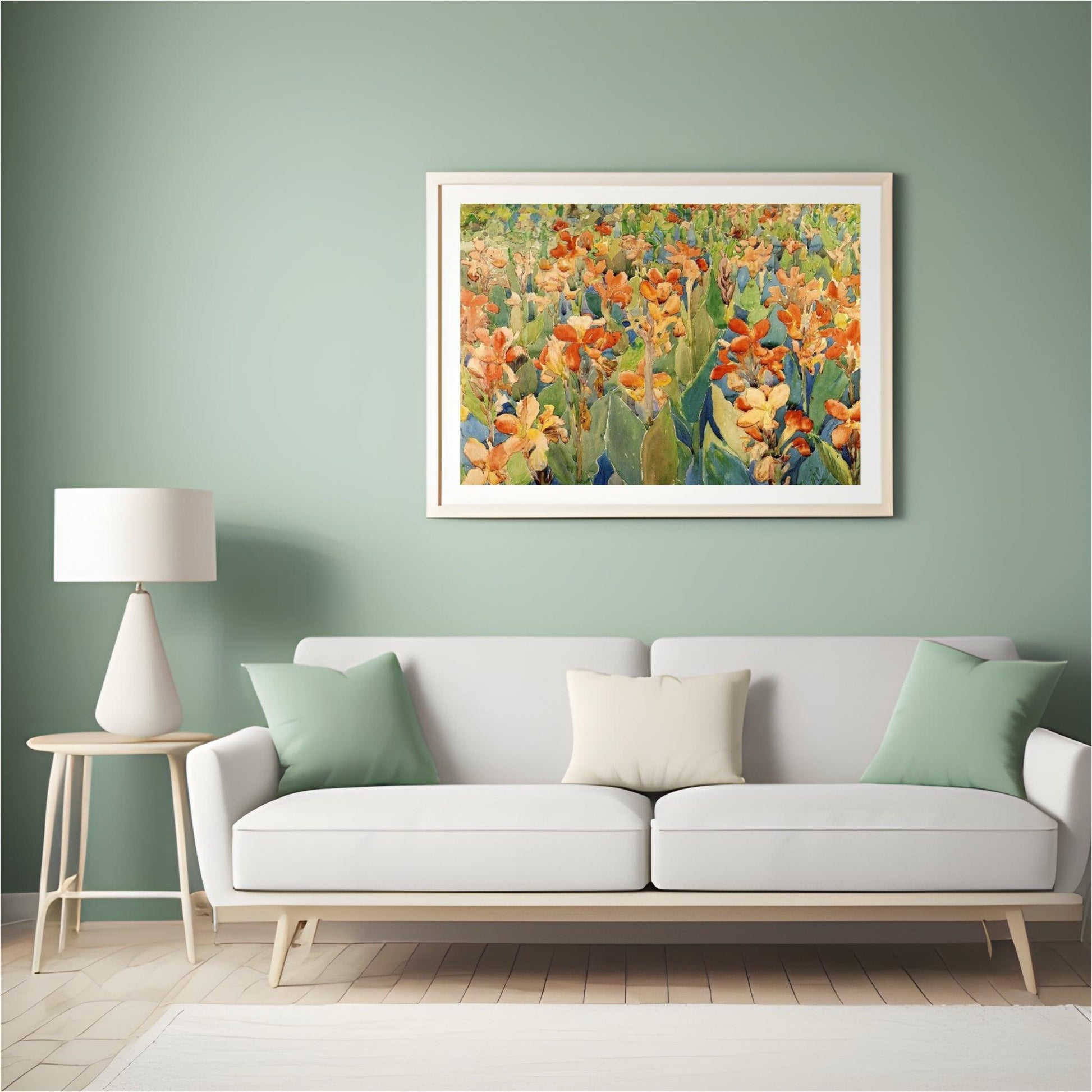 Diamantmaleri - Blomsterbed - SEOS Shop ®
