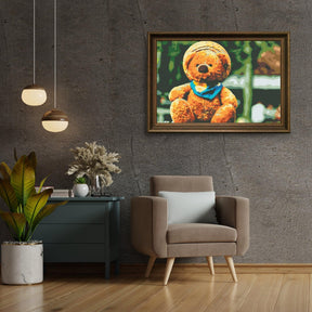 Diamantmaling - Bjørn med hat - SEOS®