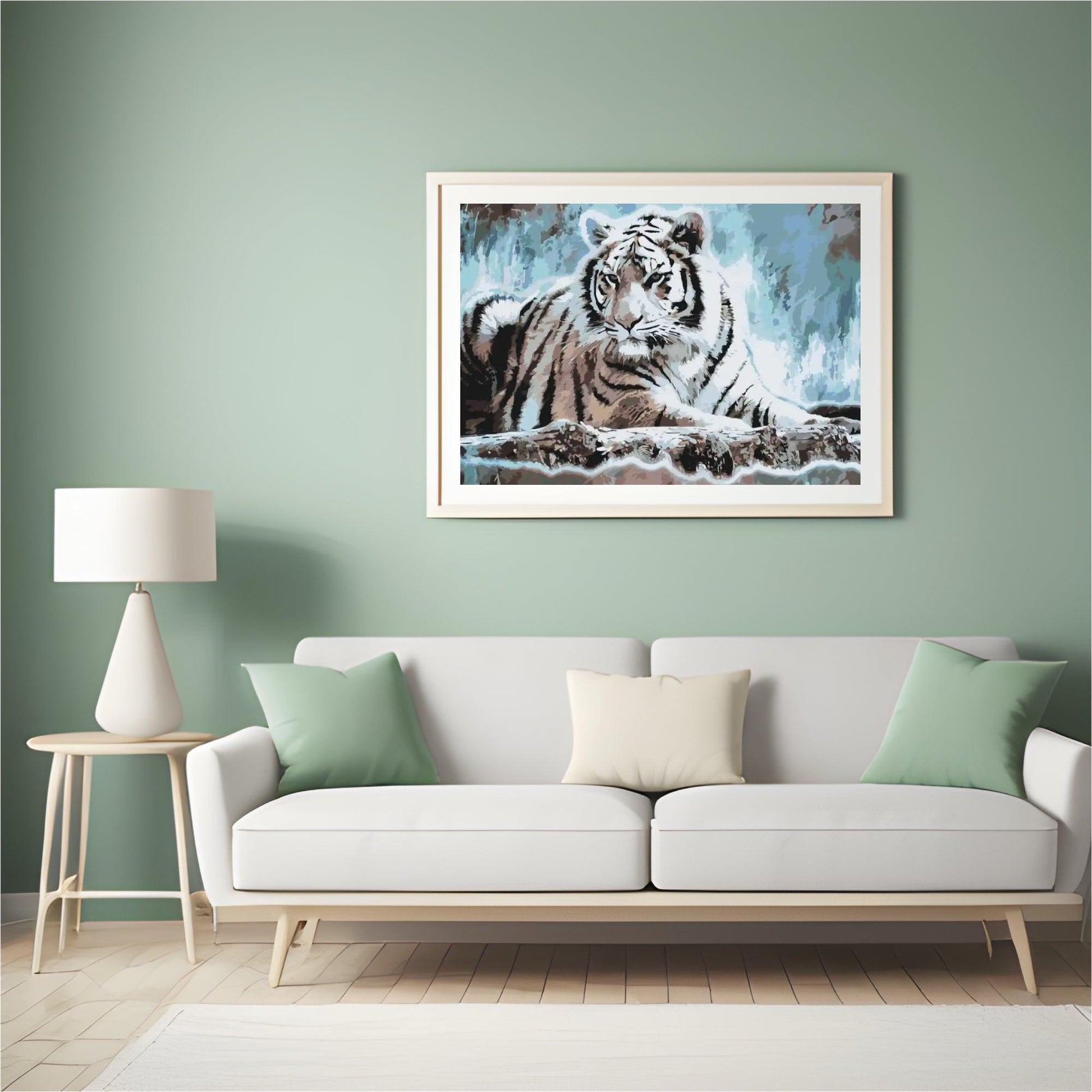 Diamantmaleri - Bengalsk tiger - SEOS®