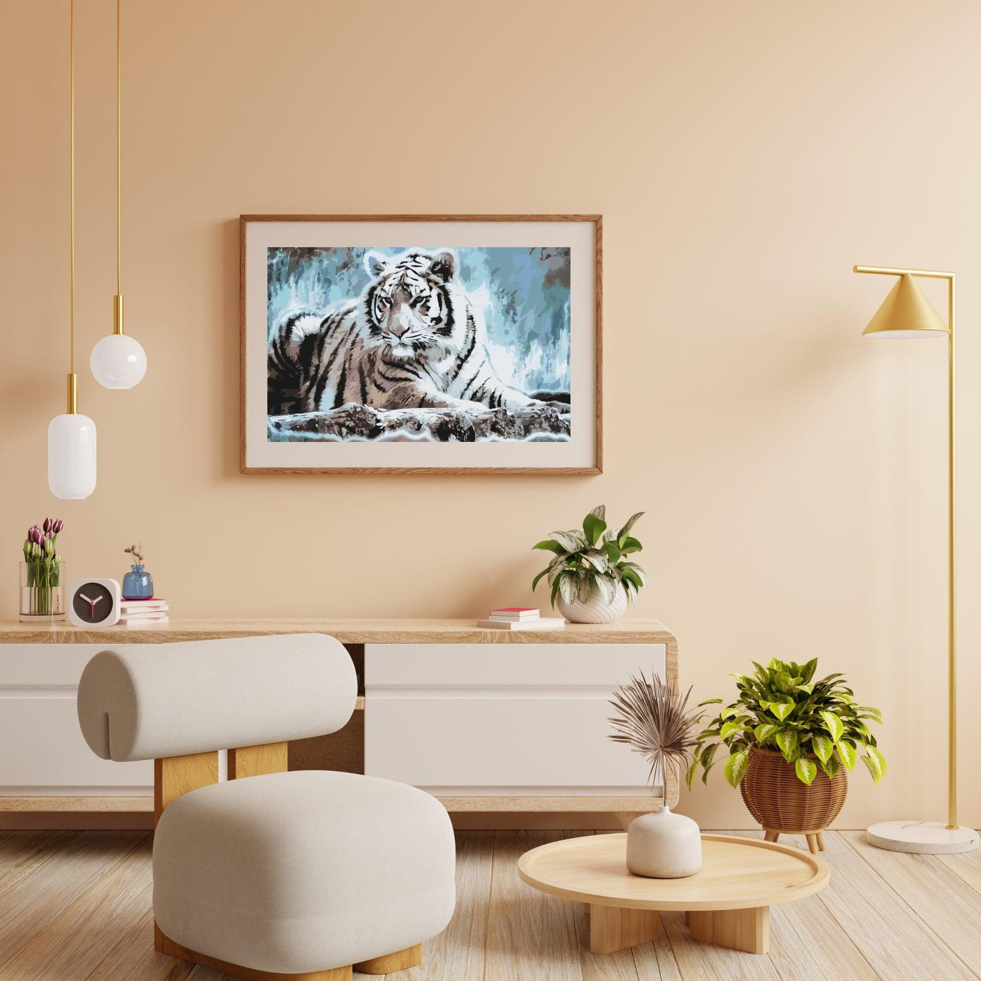 Diamantmaleri - Bengalsk tiger - SEOS®