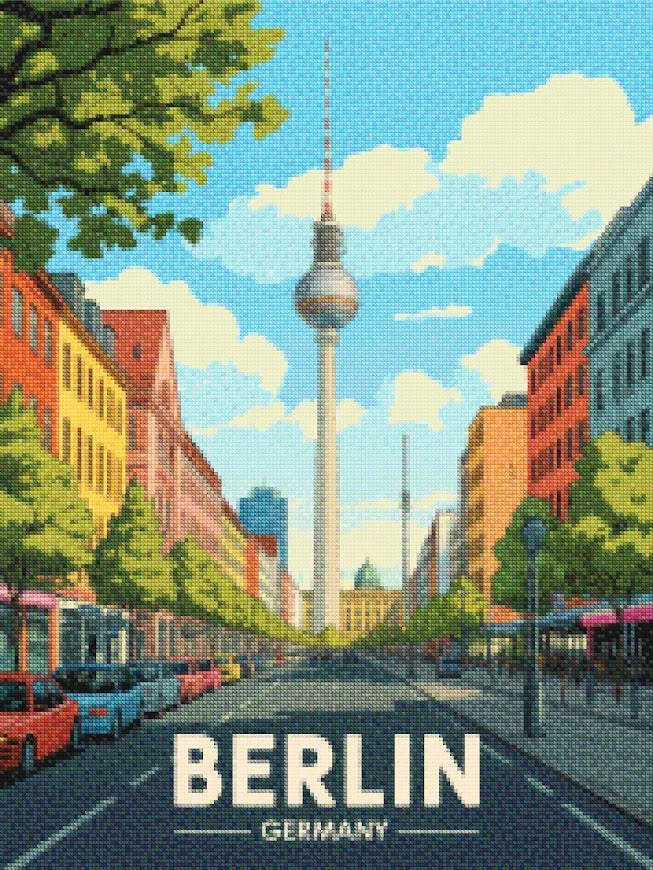 Diamantmaling - Berlin, Tyskland