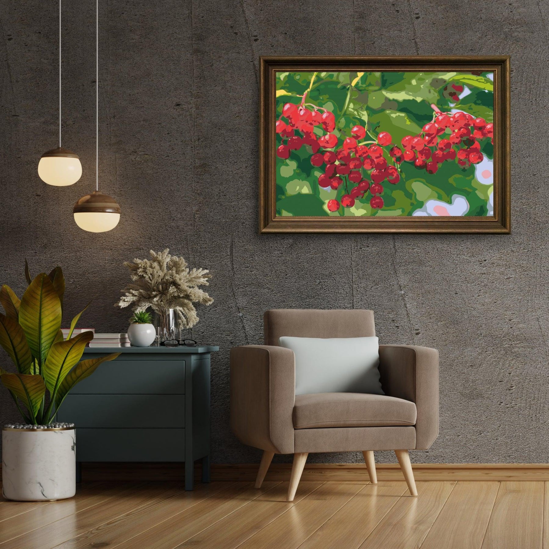 Diamantmaleri - Bær på træet - SEOS Shop ®