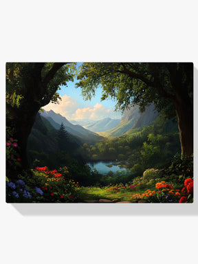 Diamantmaleri - Fortryllet blomsterskov