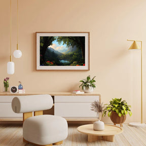 Diamantmaleri - Fortryllet blomsterskov