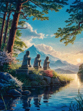 Diamantmaleri - Vogtere af det gamle fristed