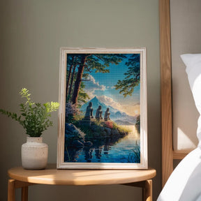 Diamantmaleri - Vogtere af det gamle fristed