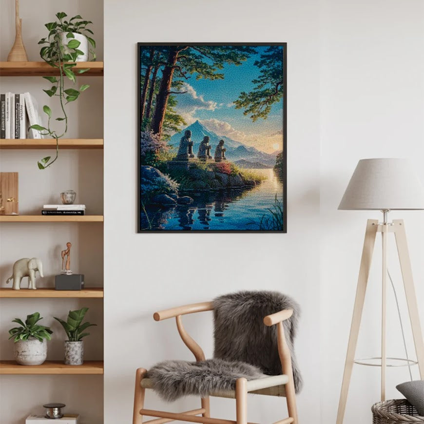 Diamantmaleri - Vogtere af det gamle fristed