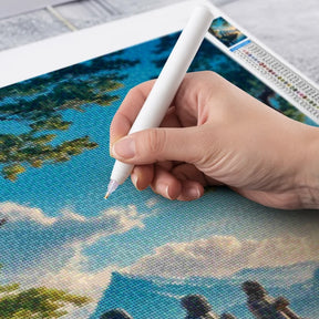 Diamantmaleri - Vogtere af det gamle fristed