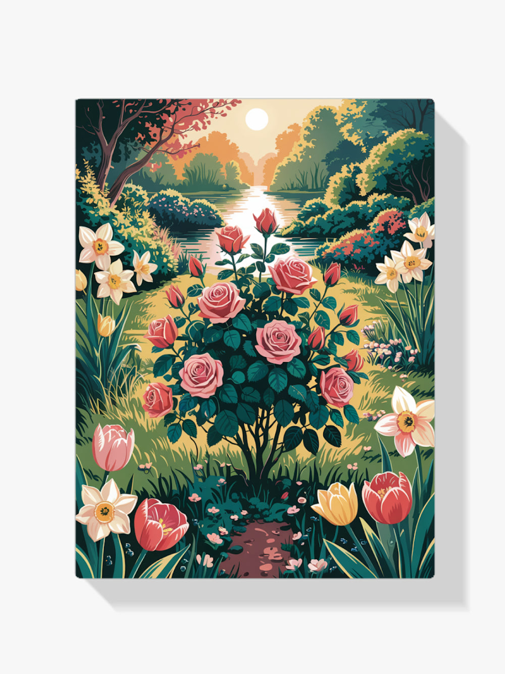 Diamantmaleri - Blomsterrapsodi