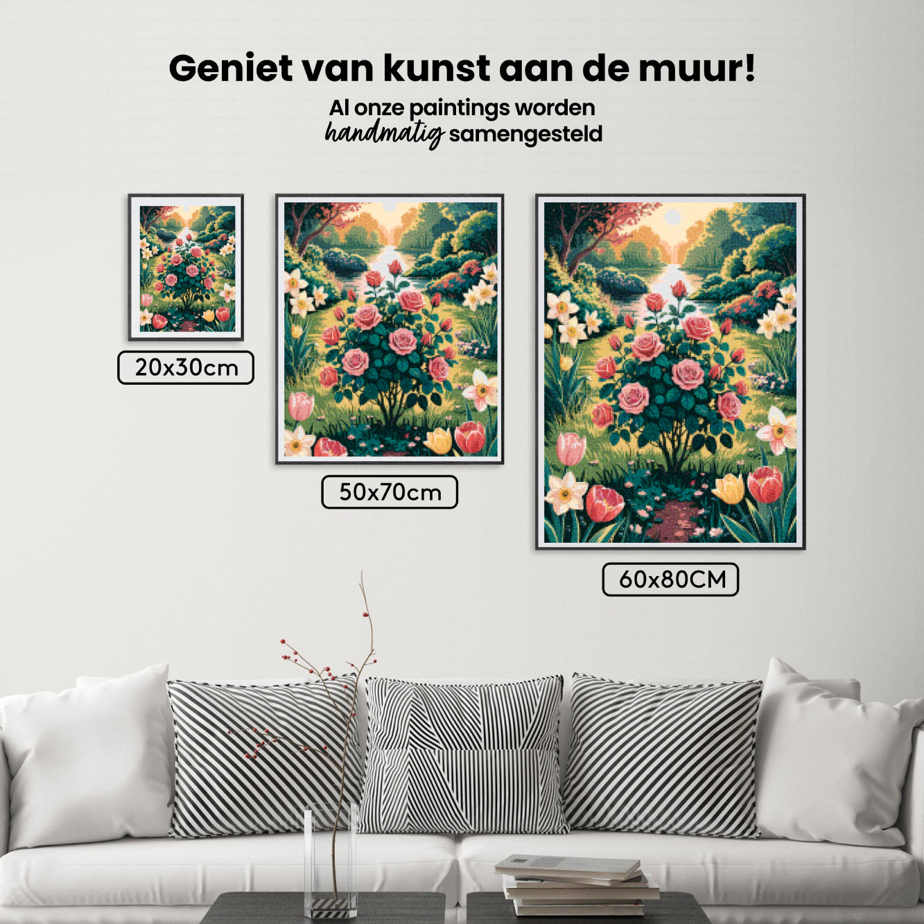 Diamantmaleri - Blomsterrapsodi