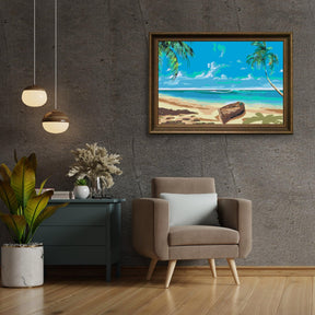 Diamantmaling - Båd på stranden - SEOS Shop ®