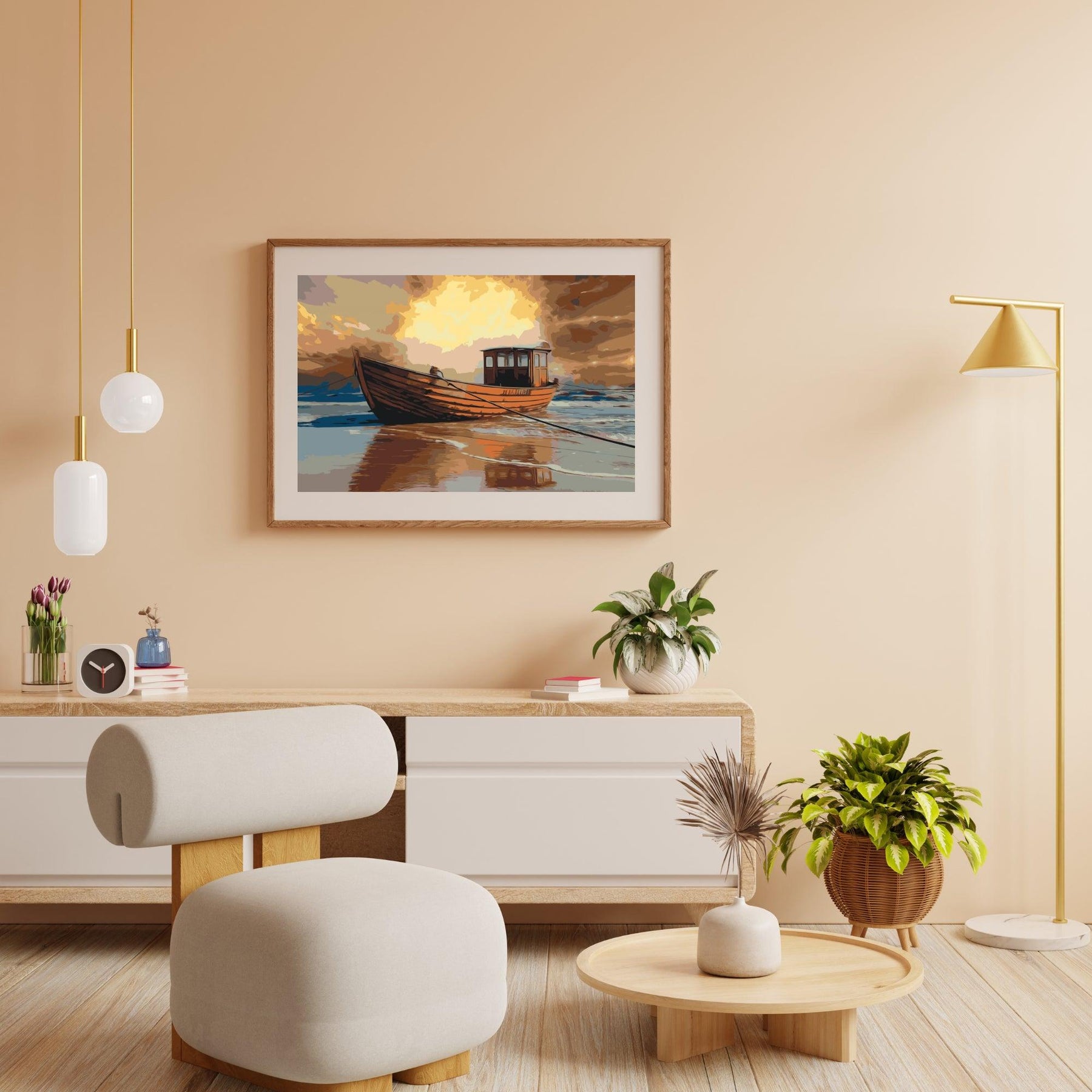 Diamantmaling - Båd til søs 2 - SEOS Shop ®