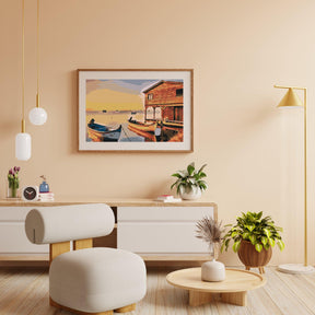 Diamantmaling - Både og træhytte - SEOS Shop ®