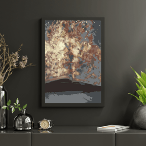 Diamantmaling - Brændende bog - SEOS Shop ®