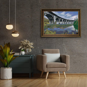 Diamantmaleri - Bro over søen - SEOS Shop ®