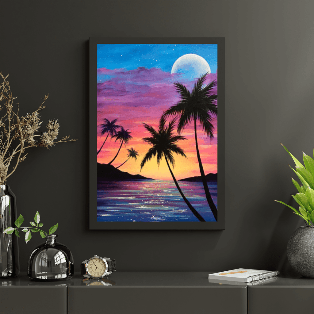 Diamantmaleri - Caribisk solnedgang - SEOS Shop ®