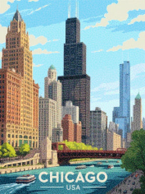 Diamantmaling - Chicago, USA