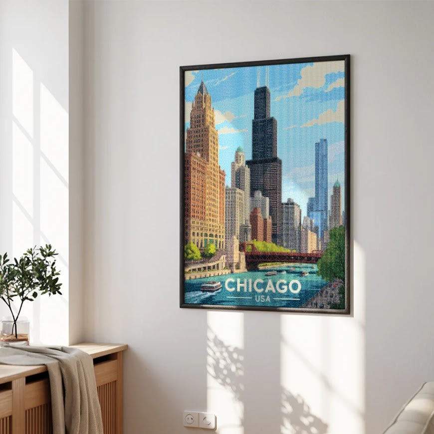 Diamantmaling - Chicago, USA