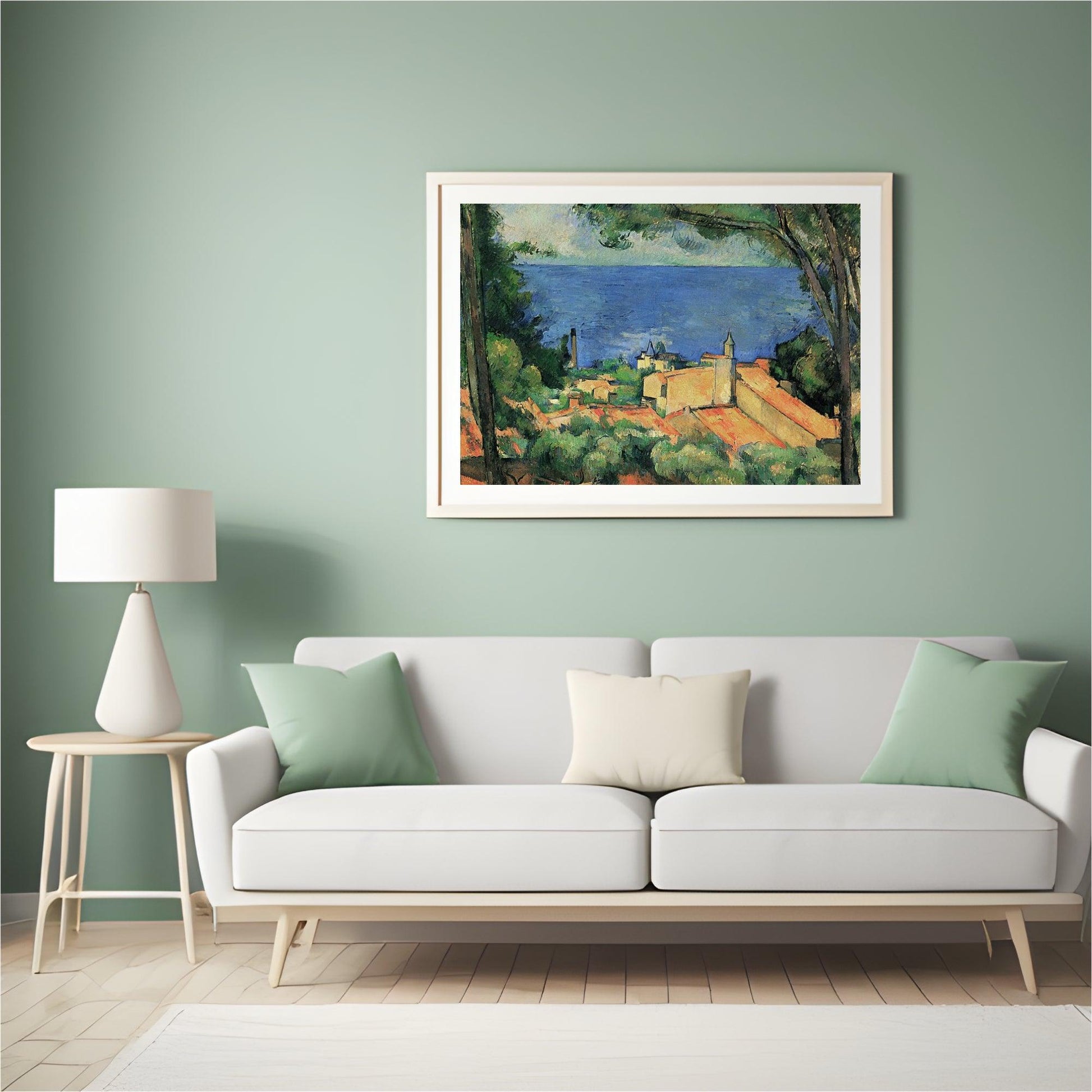 Diamantmaleri - L'estaque med røde tage - SEOS Shop ®