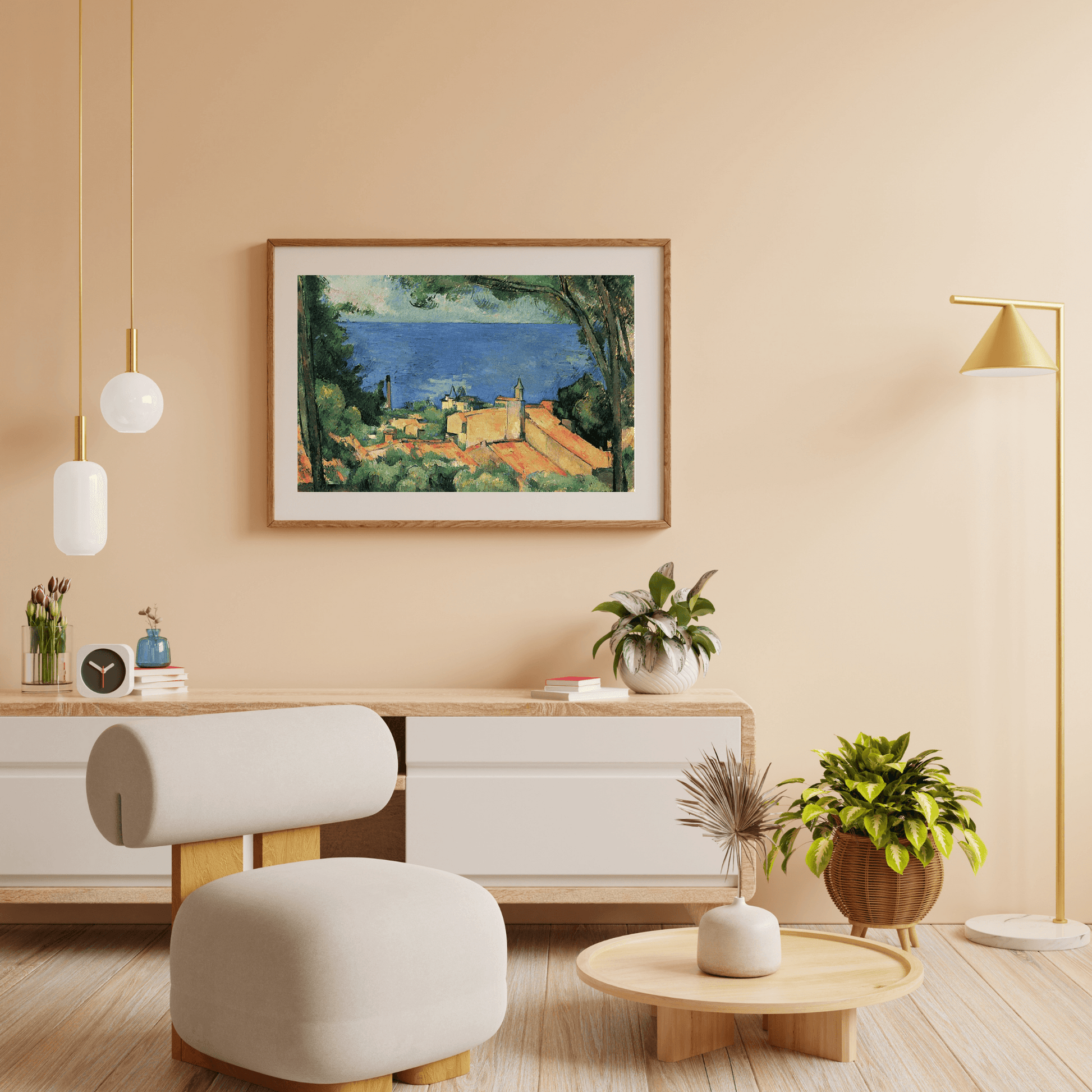 Diamantmaleri - L'estaque med røde tage - SEOS Shop ®