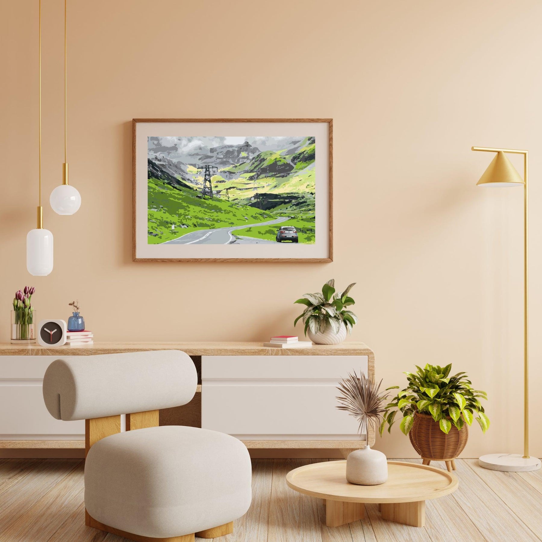 Diamantmaling - Transfagarasan-vejen i Rumænien - SEOS Shop ®