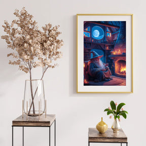 Diamantmaling - Den ensomme troldmand