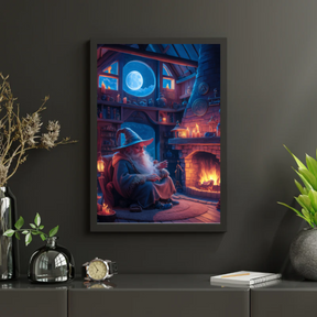 Diamantmaling - Den ensomme troldmand