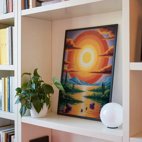 Diamantmaling - Solen skrev digte