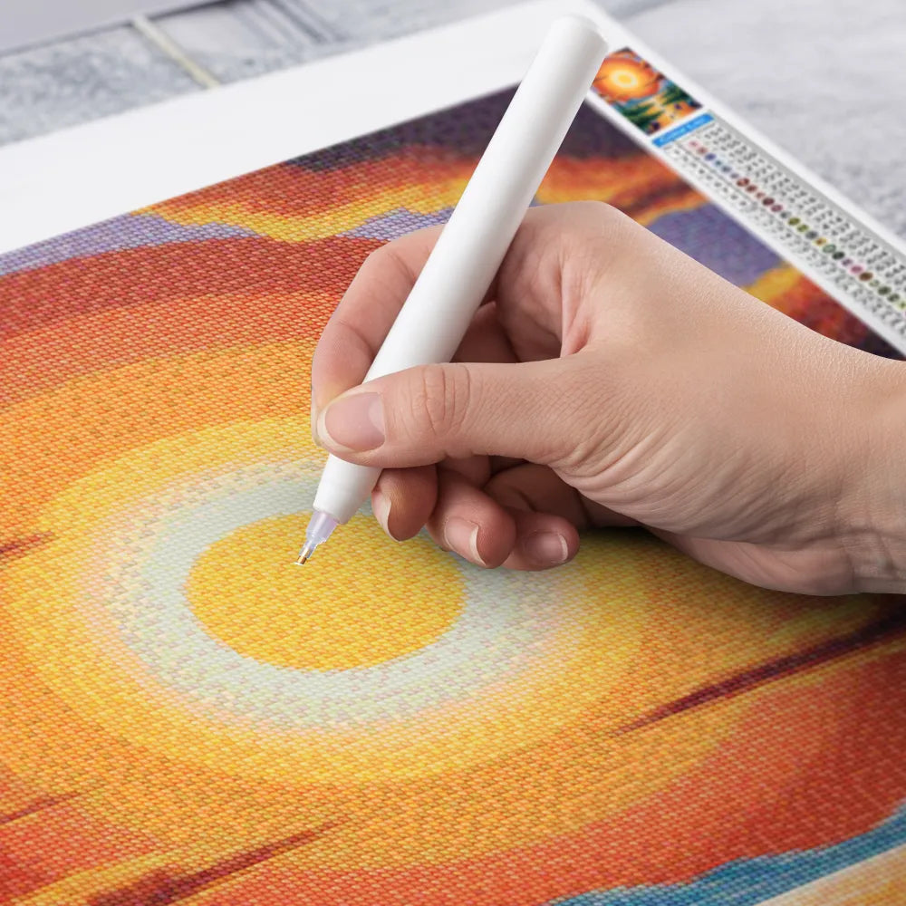 Diamantmaling - Solen skrev digte