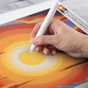 Diamantmaling - Solen skrev digte