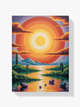 Diamantmaling - Solen skrev digte