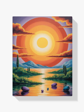 Diamantmaling - Solen skrev digte