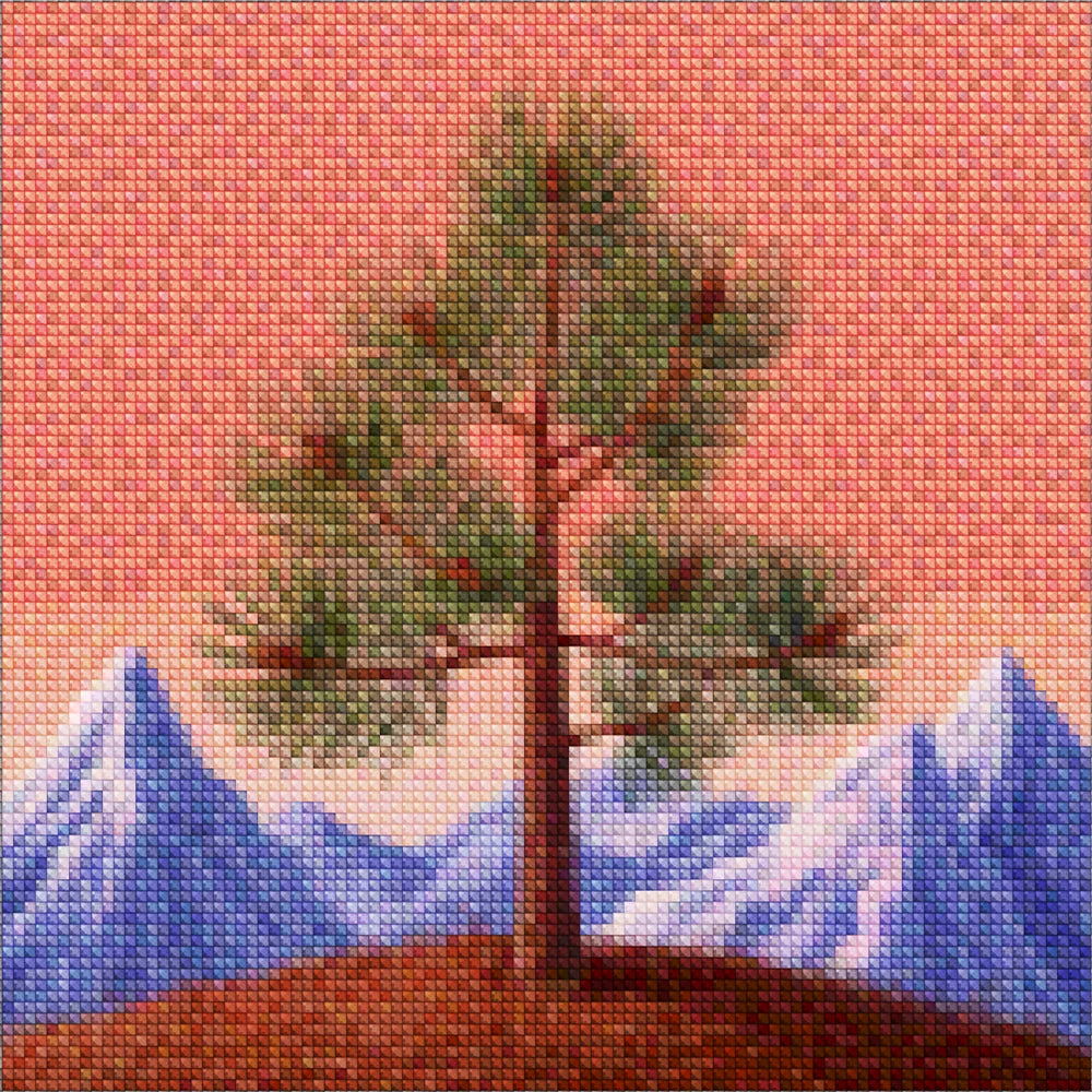 Diamantmaleri - Kirsebær Flydende
