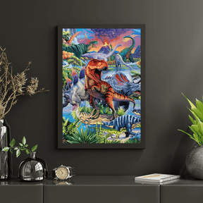 Diamantmaleri - Dinosaurer