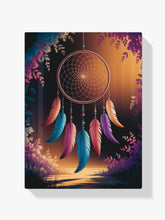 Diamantmaleri - Drømmefanger med fjer og perler