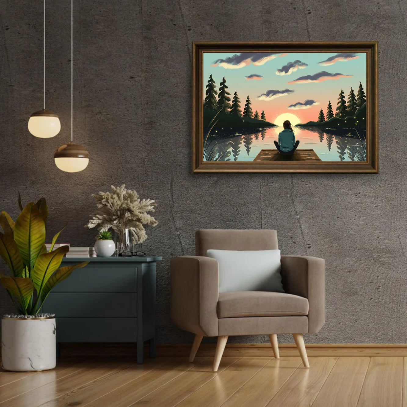 Diamantmaleri - Ekkoer af tusmørke