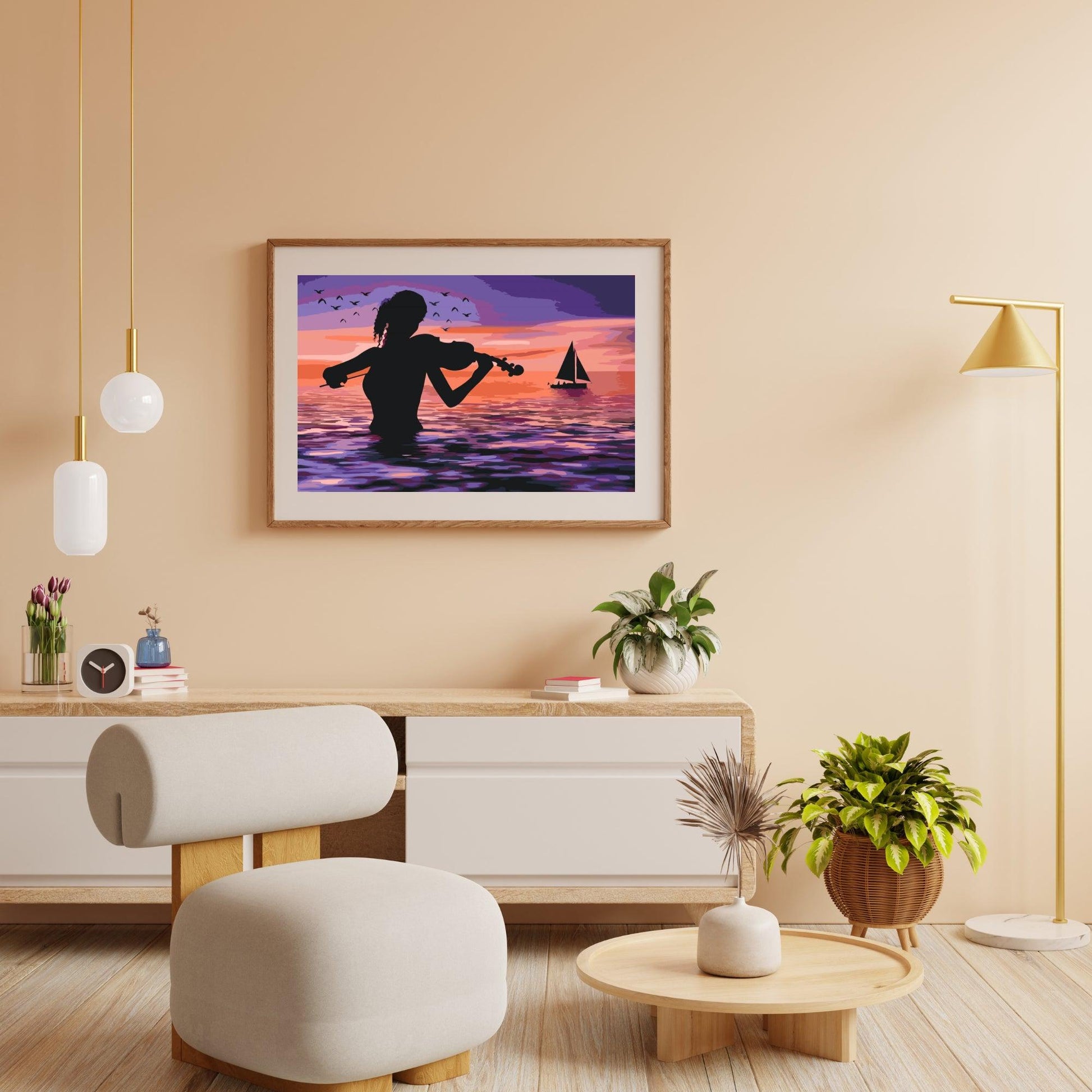 Diamantmaleri - En svampespiller i havet - SEOS Shop ®