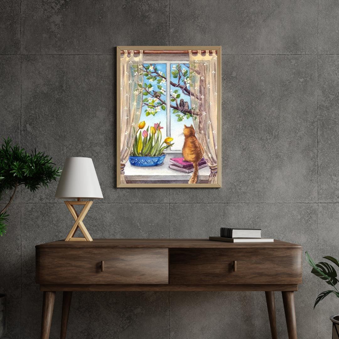 Diamantmaling - En fredfyldt morgen