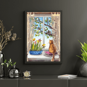 Diamantmaling - En fredfyldt morgen