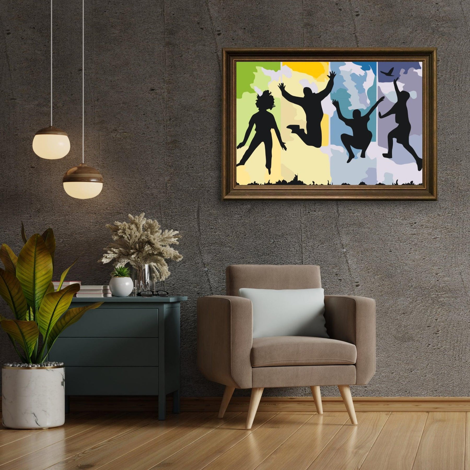 Diamantmaling - Et glædesfyldt spring - SEOS Shop ®