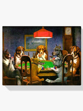 Diamantmaleri - En ven i nød - Hunde spiller poker