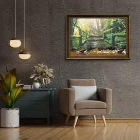 Diamantmaling - Andefamilie i parken - SEOS®