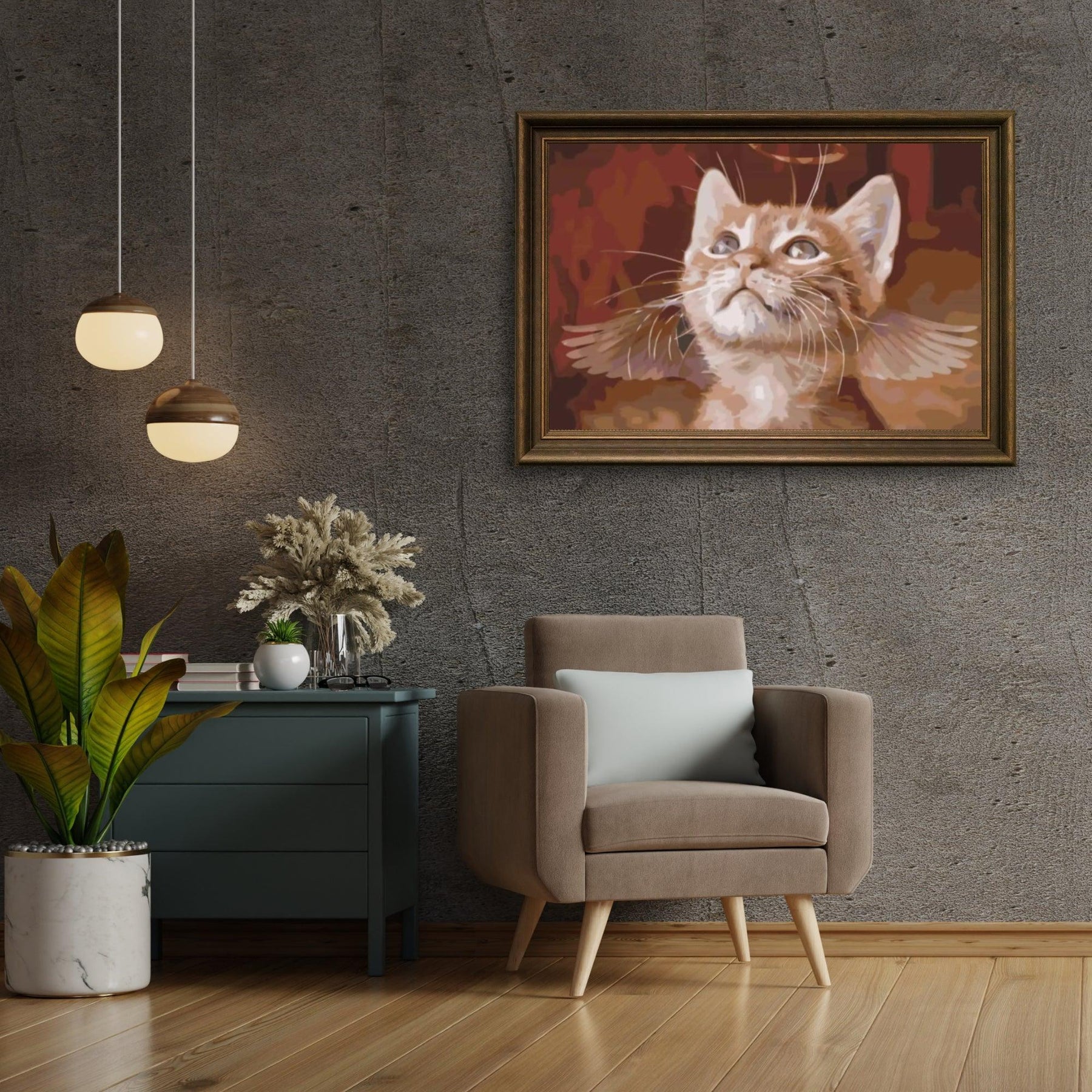 Diamantmaleri - Englekat - SEOS®