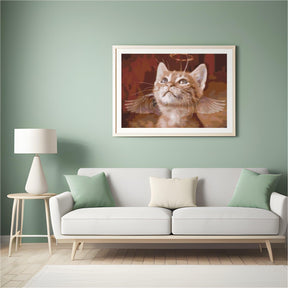 Diamantmaleri - Englekat - SEOS®