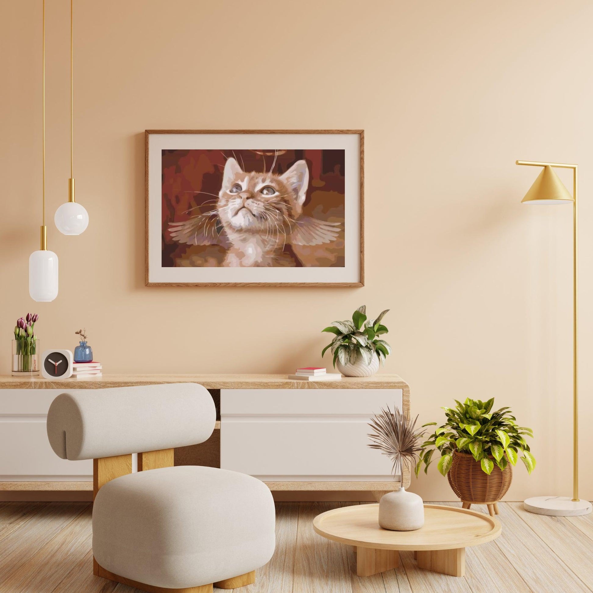 Diamantmaleri - Englekat - SEOS®