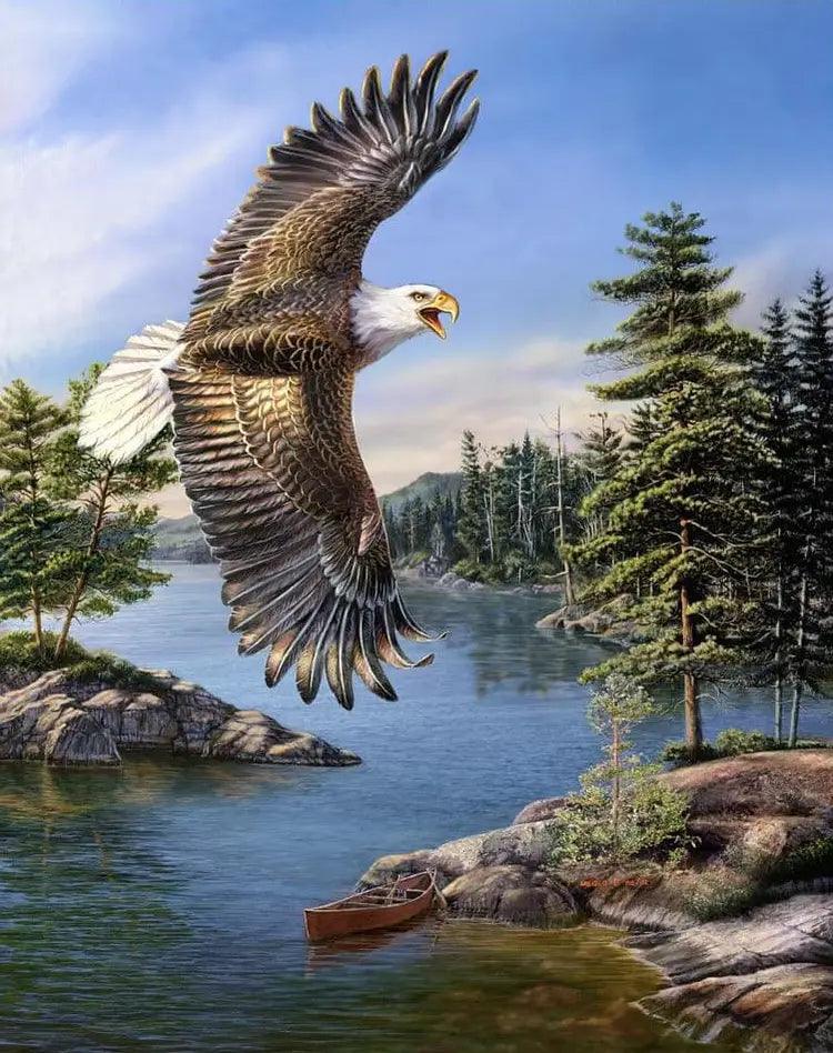 Diamantmaleri - Heritage Eagle