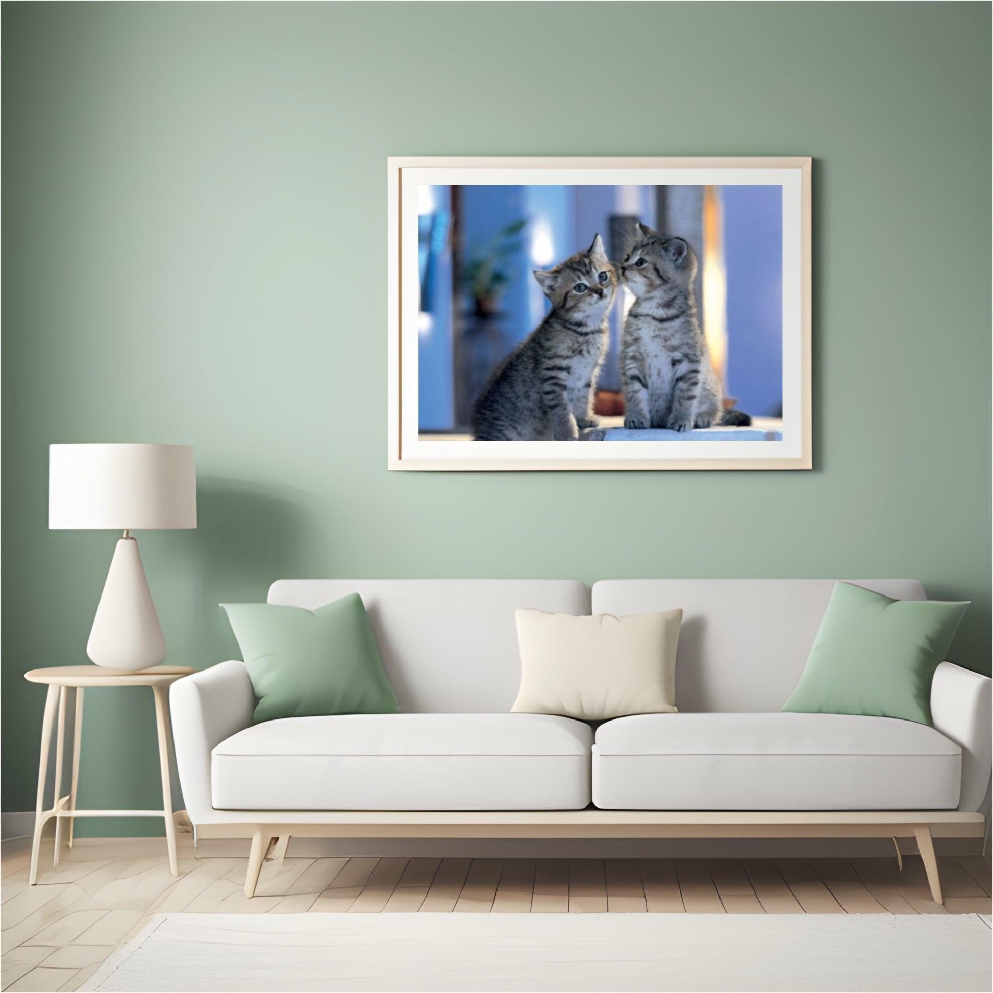 Diamantmaling - Familiekatte - SEOS®
