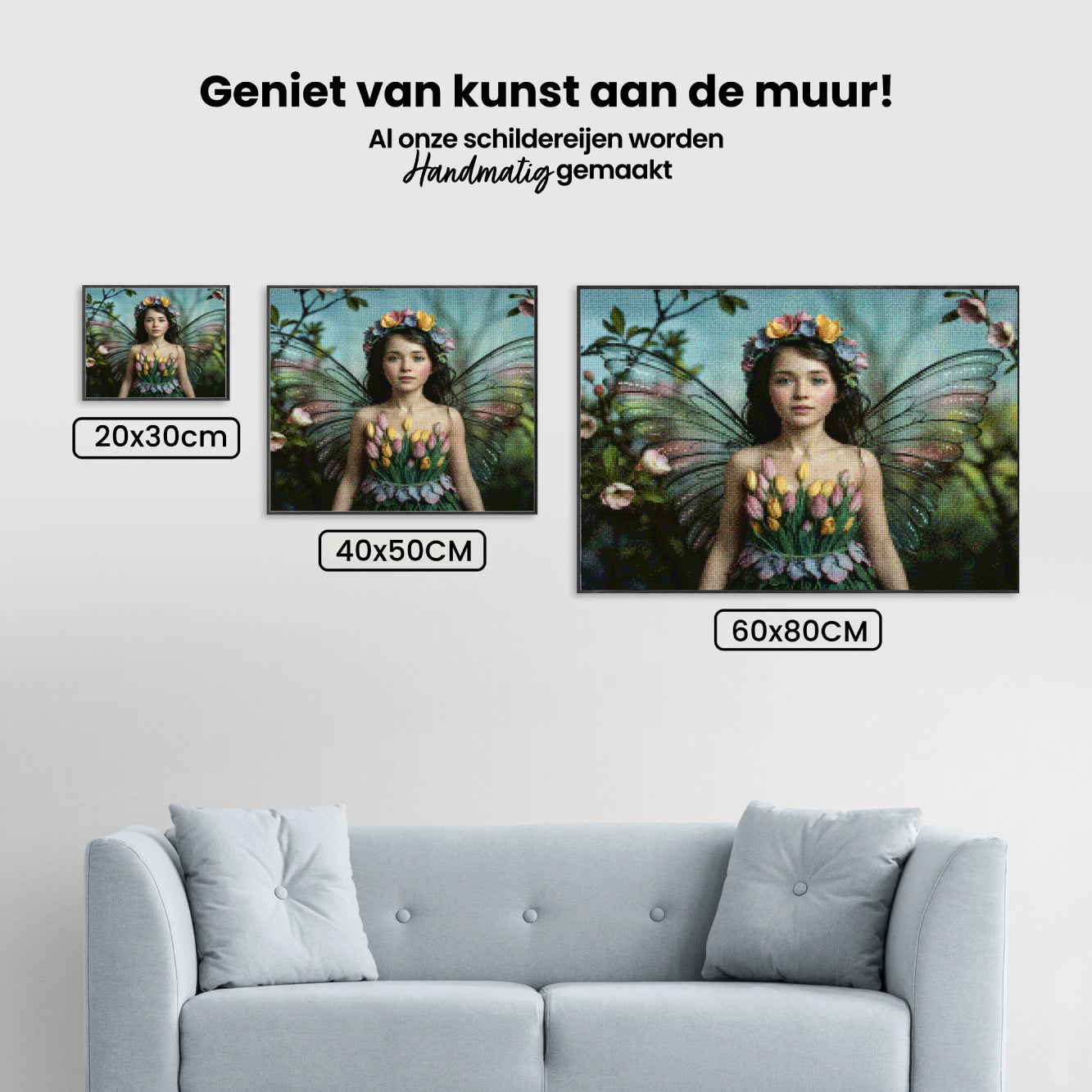 Diamantmaleri - Skovens fe